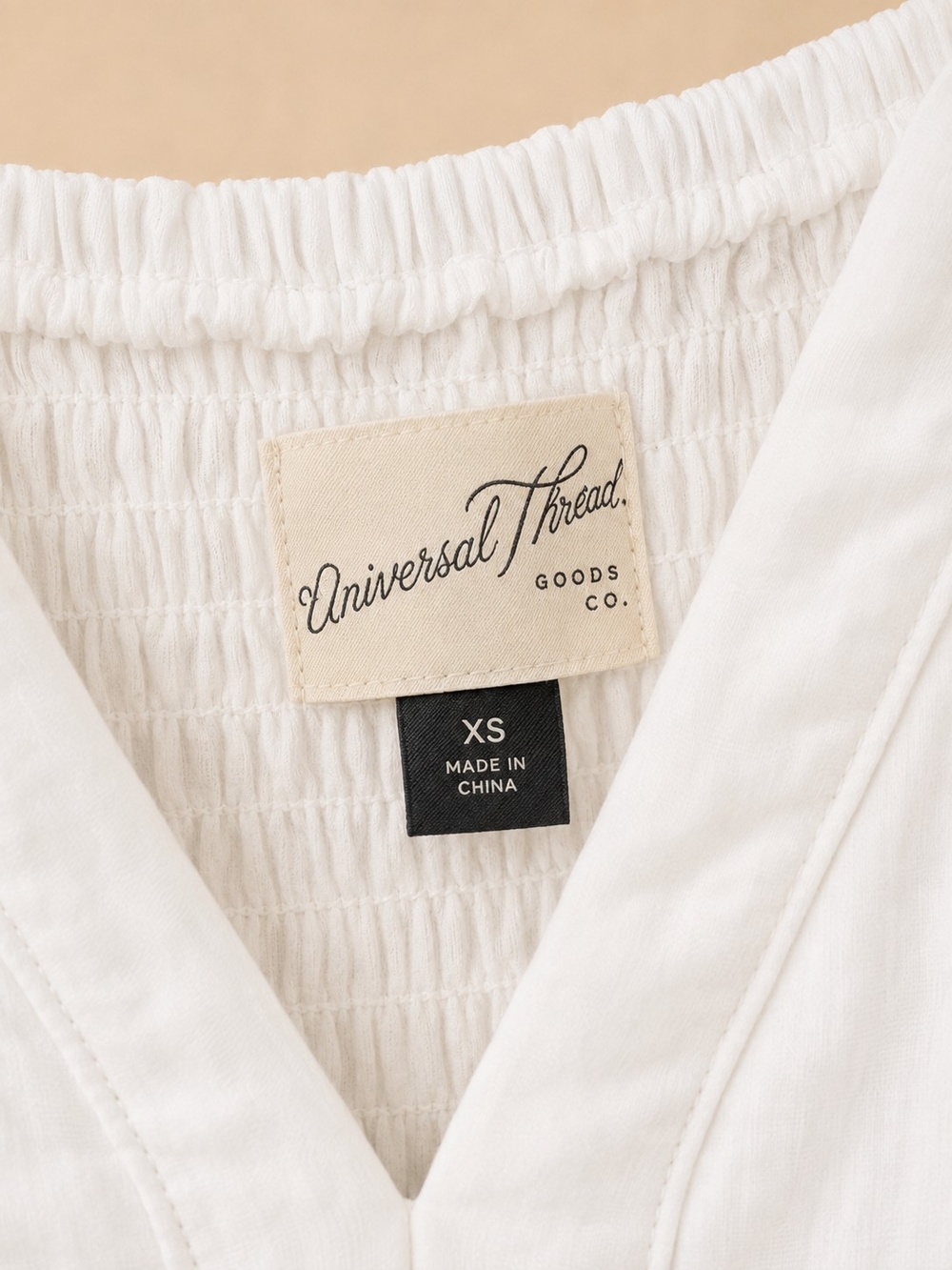 Universal Thread White V-Neck Tiered Maxi Dress - Picture 6 of 7